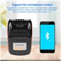 Socobeta Imprimante Thermique sans Fil USB d'imprimante de Ticket de reçu Bluetooth 4.0 avec Batterie Lithium-ION Rechargeable 1