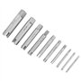 Extracteur de robinet, décapant de vis à tête cassée acier à grande vitesse dépouillé d'extracteur de robinet[10Pcs]