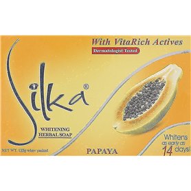 Silka Savon blanchissant à la papaye aux herbes et à la vitamine E