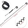 XIAOJINGQINGAQ Laisse de surf avec sangle de cheville réglable en spirale pour planche de surf - Laisse de surf - Laisse de surf