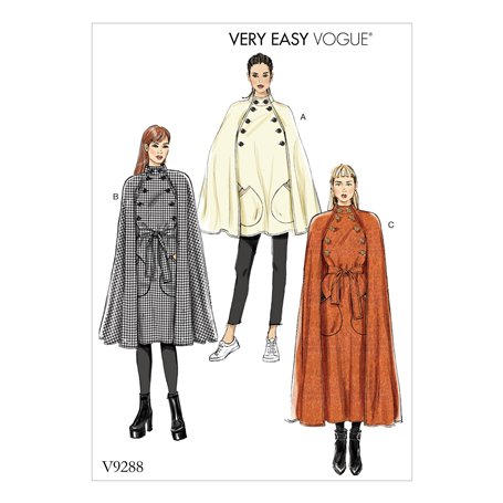 Vogue Patterns Cape et Ceinture pour Femme