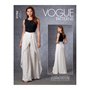 Vogue Patterns V1702R5 Patron de pantalon pour femme Taille 42-46-48-50