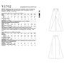 Vogue Patterns V1702R5 Patron de pantalon pour femme Taille 42-46-48-50