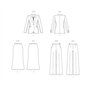 Butterick B6933B5 Veste, jupe et pantalon pour femme B5 (36-38-40-42-44)