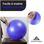 Sports Stable Pompe pour Ballon d'exercice, Pompe à air Manuelle à Double gonflage pour Votre Ballon de Yoga, Ballon de Pilates