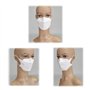 TubeRoo Lot de 5 masques FFP2 - Bleu foncé - En forme de poisson - Fabriqué en Allemagne - Certifié CE - Avec boucles d'oreilles