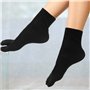 WINOMO 3 paires Chaussettes Tabi Chaussettes de coton Sabots Tongs 2-Orteil Elastique Unisexe