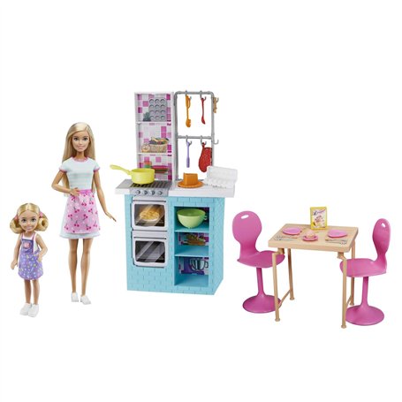 Barbie® Pâtisserie Entre Sœurs Coffret avec poupée Barbie® et poupée Chelsea