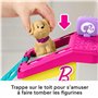 Fisher-Price Coffret Le Salon de Toilettage de Barbie Little People pour Tout-Petits avec Musique et Sons, 2 Niveaux et 4 élémen