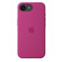 APPLE - iPhone 16E - Coque en silicone - Fuchsia