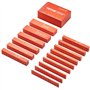 VEVOR Blocs de configuration pour outils travail du bois, 16PCS, blocs jauge hauteur précision, marquages ​​de taille et étui de