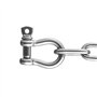 VEVOR d'ancrage chaîne d'ancre de Bateau Unisex-Adult, Argent, 6 mm x 1,2 m