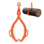 VEVOR Pince Forestière pour Troncs 812 mm, Pince de Levage pour Bois Bûches Grumes Pivotante 2 Griffes Capacité de Levage 700 kg