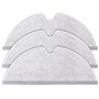 Chiffons Chuancheng pour aspirateur Xiaomi Roborock S6 S5 MAX S60 S65 S5 S50 S55 E25 E35 - Blanc - Tissu - 3 pièces - Sol dur