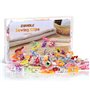 Gwhole Lot de 108 Clips Pinces 2.7cm x 1cm en Plastique pour Tissu Reliure Couture Artisanat