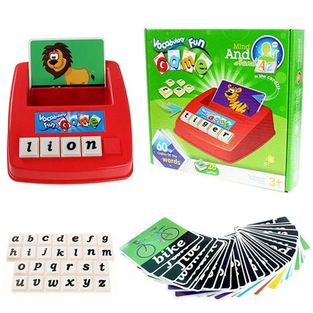 Letters Learning Educational Games jouet d'apprentissage pour les enfants d'âge préscolaire carte mémoire flash d'enseignement p