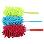 Prettydate Lot de 3 plumeaux à main en microfibre Extensible Brosse à épousseter Lavable Avec perche télescopique Pour nettoyage