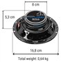 Speaker 2 Haut-parleurs Compatible avec Boss Audio Systems BE654 BE 654 4 Voies coaxial 6,5' 16,5 cm 150 Watt rms 300 Watt Max 4