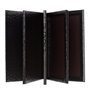 Allwon 4 - layer Book Magnetic Palette large empty Vanity Palette Storage Box for Eye Shadow Lip blush Powder (Black)