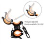 Support de la lampe de poche de vélo Nincha, rotation à 360° - Support pour lampe de poche LED de VTT - Accessoires de montage,