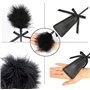 2 PCS Plume chatouilleuse Jouet sexuel Plume Flirter avec Flogger Cuir Équitation Fouet érotique Jouet sexuel Accessoires pour B