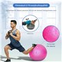 ENDLESS Ballon de Yoga Anti-éclatement de 55 cm | Ballon d'exercice en PVC épais pour Fitness, Pilates, stabilité et entraînemen