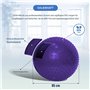 ENDLESS Ballon de Yoga Anti-éclatement de 55 cm | Ballon d'exercice en PVC épais pour Fitness, Pilates, stabilité et entraînemen