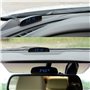 PolarLander 12V Voiture 3 en 1 Voiture Horloge Theromometer et Moniteur de Tension Sept Types de Mode d'affichage