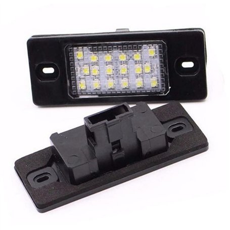 PolarLander 2Pcs Car LED Numéro de Plaque d'immatriculation Light No Error for P-orsche C-ayenne 955 957 V/W Touareg Passat Tigu
