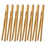 Pince Bambou pour Grille Pain 8 Pièces Pinces de Cuisine Réutilisables 18CM Pinces à Pain de Bois Pince à Toasts Pour Fruits