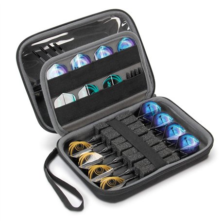 USA Gear Étui pour Flechette à Coque Rigide Peut Contenir 8 Fléchettes et Accessoires