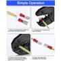 pince a sertir cosse electrique Kit Pinces D'outils de Sertissage 0,5-6mm²/22-10 AWG pince a sertir electrique avec 400 Connecte