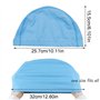 2pcs Bonnet de Bain Piscine Natation pour Adulte Bonnet de Bain Tissu PU Souple Bonnet de Natation pour Mixte Adulte Hommes Femm