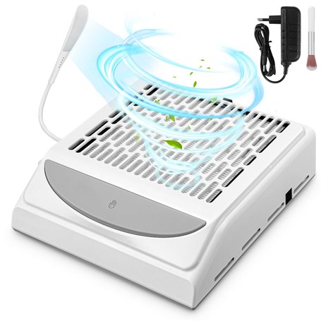 Yulado Aspirateur Ongles Professionnelle 100W