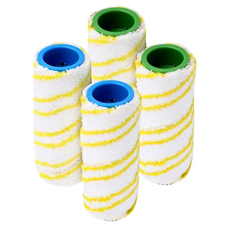 Jissta Rouleaux De Rechange Pour FC3 FC3D FC7 FC5(4 brosses à rouler),Remplacement des Rouleaux