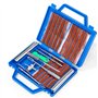 TIDEVAN 33 PCS Kit Reparation Pneu Portable Voiture Outils de Réparation de Pneus Lourds Kit de Réparation de Pneus