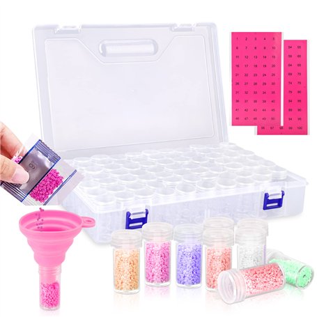 75 Logements Boîtes de Rangement Pour Peinture Diamantée Paquets