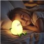MQVXT Veilleuse enfants,Veilleuse Bébé Lampe de Nuit Dimmable Lampe Enfants en Silicone,USB Rechargeable,Tactile&Interrupteur et