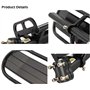 ThreeH Réglable Porte-Bagage Transporteur Bicyclette Accessoires Serrage Rapide Support Vélo Racks BK41