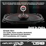 DS18 GEN-X4.6 4x6 135 Watts 2 Voies coaxial Haut-parleurs 4 Ohms - Vendu comme Une Paire de 2 Noir
