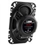 DS18 GEN-X4.6 4x6 135 Watts 2 Voies coaxial Haut-parleurs 4 Ohms - Vendu comme Une Paire de 2 Noir