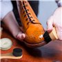 Ticeed Kit de Cirage Entretien pour Chaussures, Kit Cirage Chaussure Cuir Brosse Cirage Chaussure Nettoyant Chaussure Cuir pour 