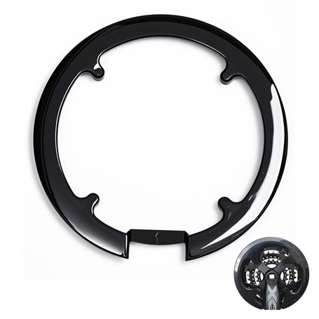 Protection de chaîne de vélo - Protection de chaîne légère et résistante à l'abrasion pour vélos de ville et VTT (42/44 dents) -