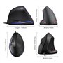 6 Boutons USB Souris Filaire