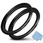 72-77mm bagues de Conversion pour Objectif d'appareil Photo 72 mm à 77 mm Lot de 2