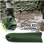 CSPone 8pcs Sac a Sable en Toile Boudin Anti Inondation Contre Sable Inondation Les Modèles Améliorés ne se Fanent pas pour Drai