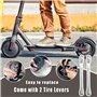 Surplex 2 Pneus Trottinette Electrique avec 2 Leviers 8 1/2 Chambres à Air pour Xiaomi M365/Pro Pneu Accessoire Avant/Arrière Pn