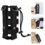 BUENTYA Porte Bouteille Molle en Nylon Réglable Tactique Militaire Sac de bidon d'eau Diamètre 7-15cm Poche Portable pour Voyage