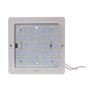 ZONCENG1 12V 9W Carré LED RV Intérieur plafonnier 42LED Lampe de Plafond pour Marine Bateau Camper Remorque (Blanc Chaud)
