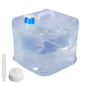 Bidon d'eau pliable 15 litres : Réservoir d'eau pliable LEKEFETO sans BPA, récipient stockage d'eau, bouteille d'eau avec robine Bidon d'eau pliable 15 litres : Réservoir d'eau pliable LEKEFETO sans BPA